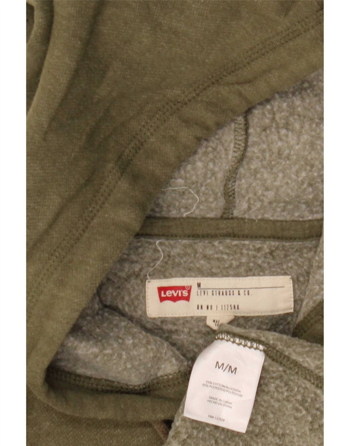 Мужской джемпер с капюшоном Levi's, цвет хаки, хлопок