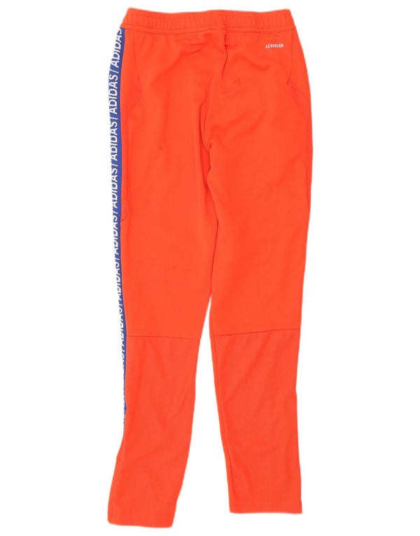 Женские спортивные брюки Adidas с графическим рисунком XS Оранжевые