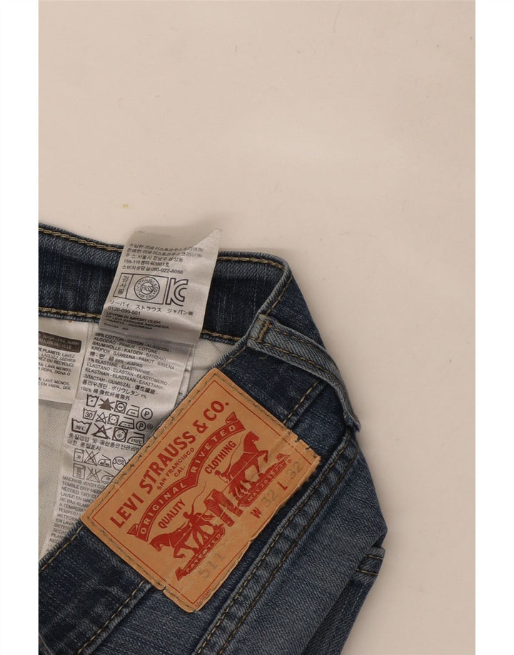 Мужские джинсы Levi's Slim 511 W32 L26 синие, хлопок