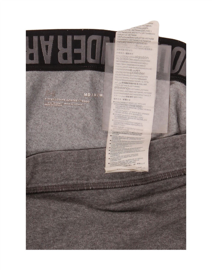 Женские капри с рисунком Under Armour, хлопковый цвет, Великобритания 14, средний серый цвет