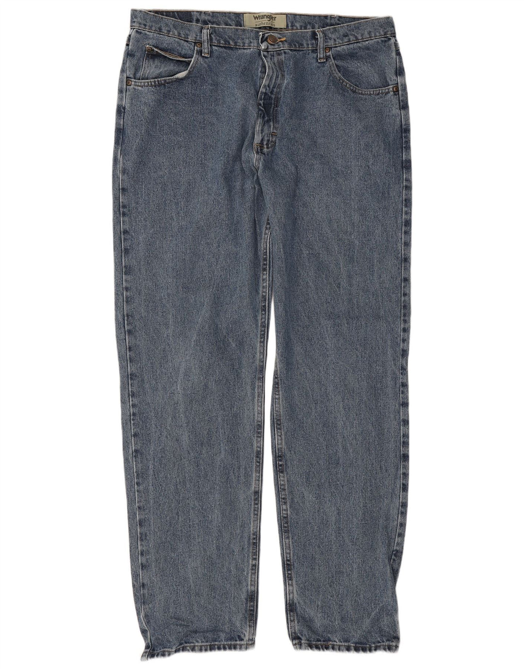 Мужские прямые джинсы Wrangler W38 L34 синие, хлопок