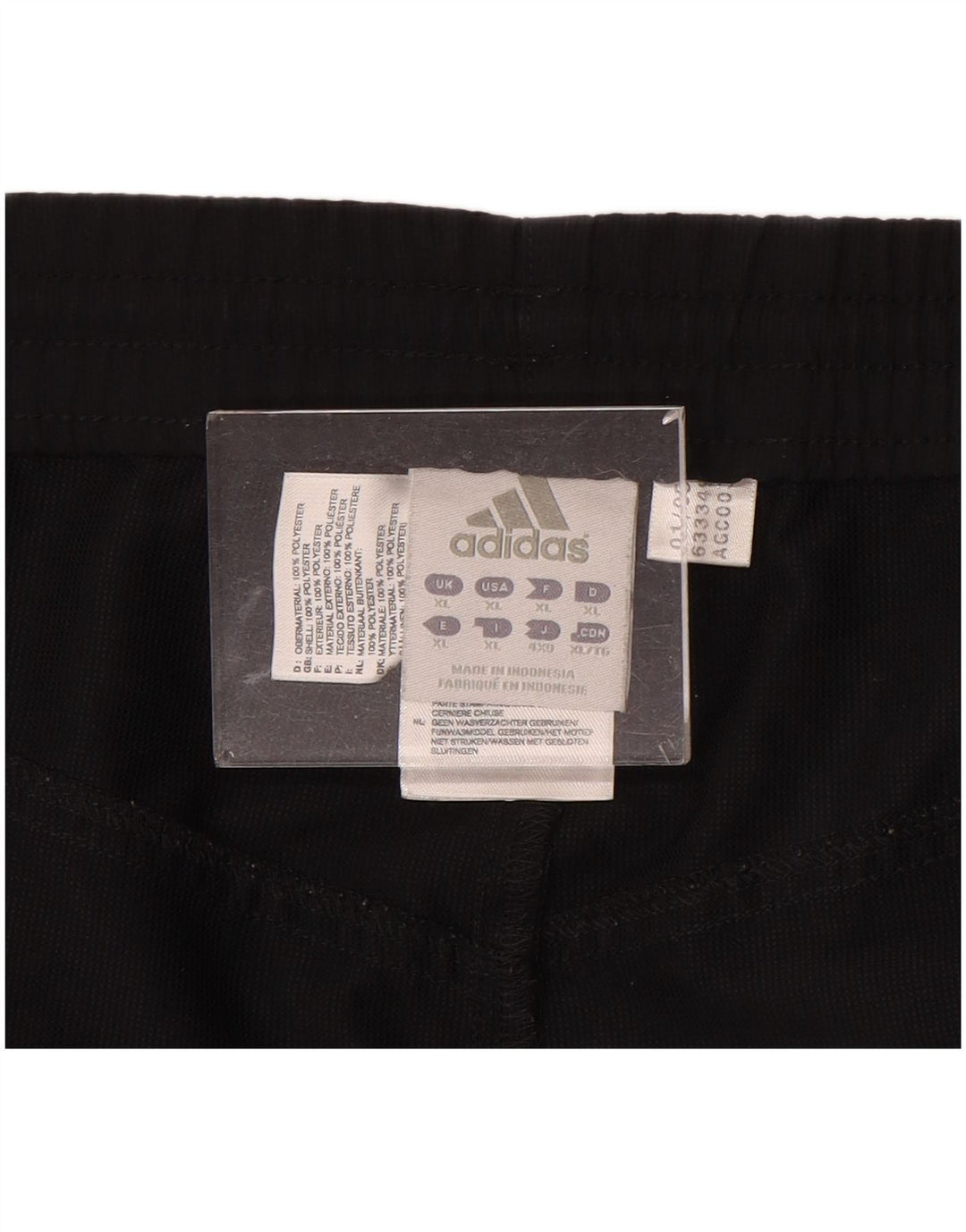 Мужские спортивные шорты Adidas XL, черный полиэстер