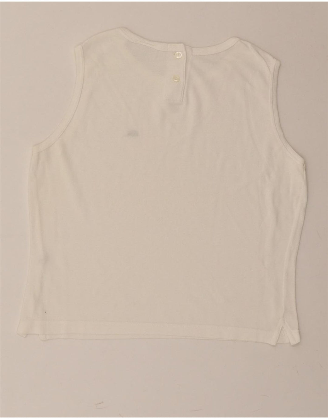 LACOSTE Женский жилет, размер 44, большой, белый хлопок