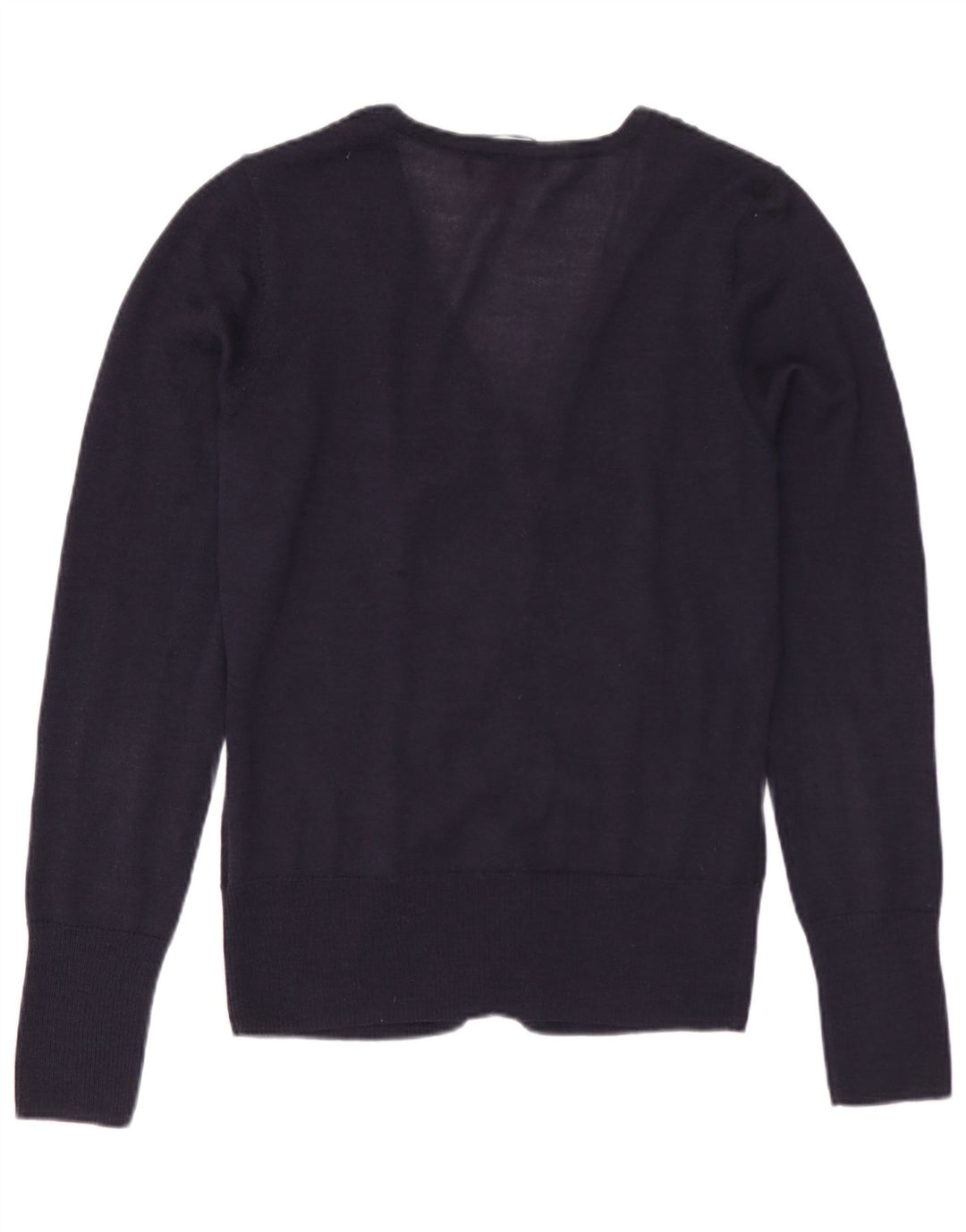 Женский кардиган Monsoon UK 12, средний темно-синий из мериносовой шерсти