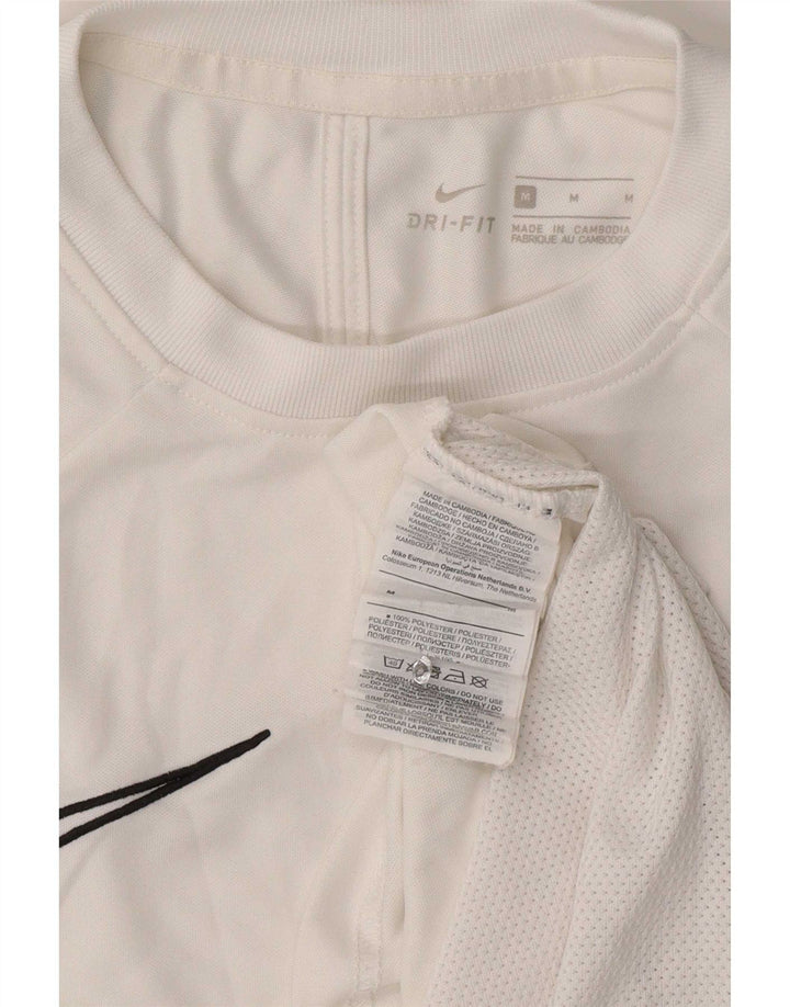 Мужская футболка Nike Top Medium White из полиэстера, спортивная