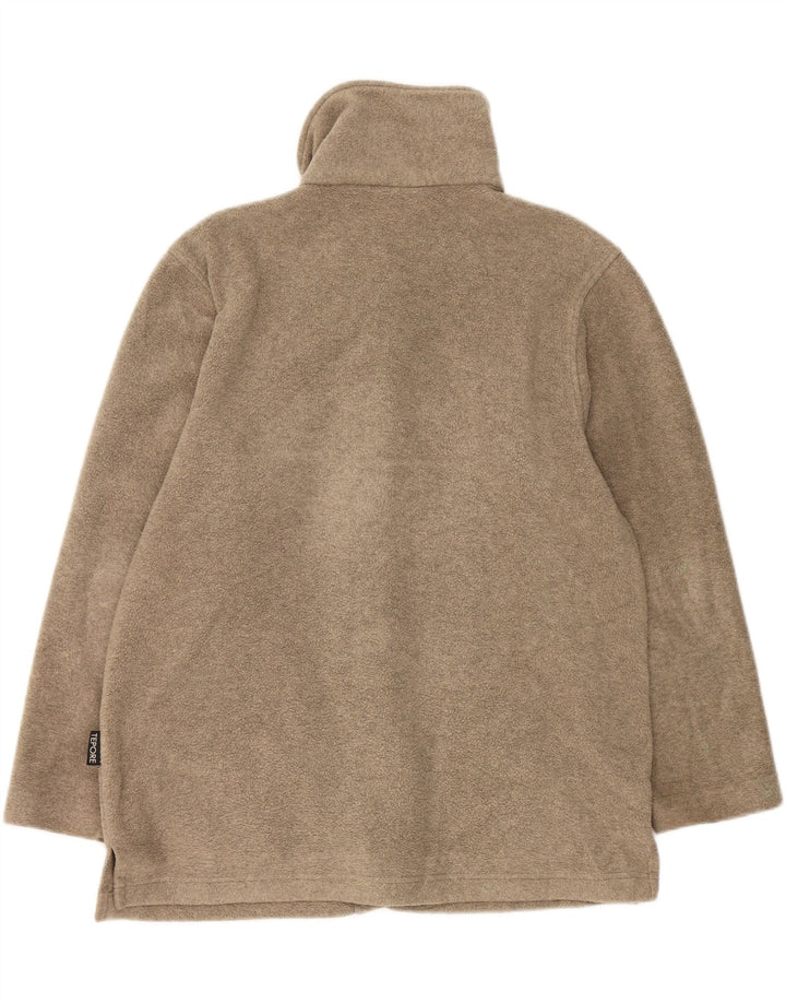 SERGIO TACCHINI Womens Fleece Jacket UK 10 Small Grey Vintage Sergio Tacchini and Second-Hand Sergio Tacchini from Messina Hembry 