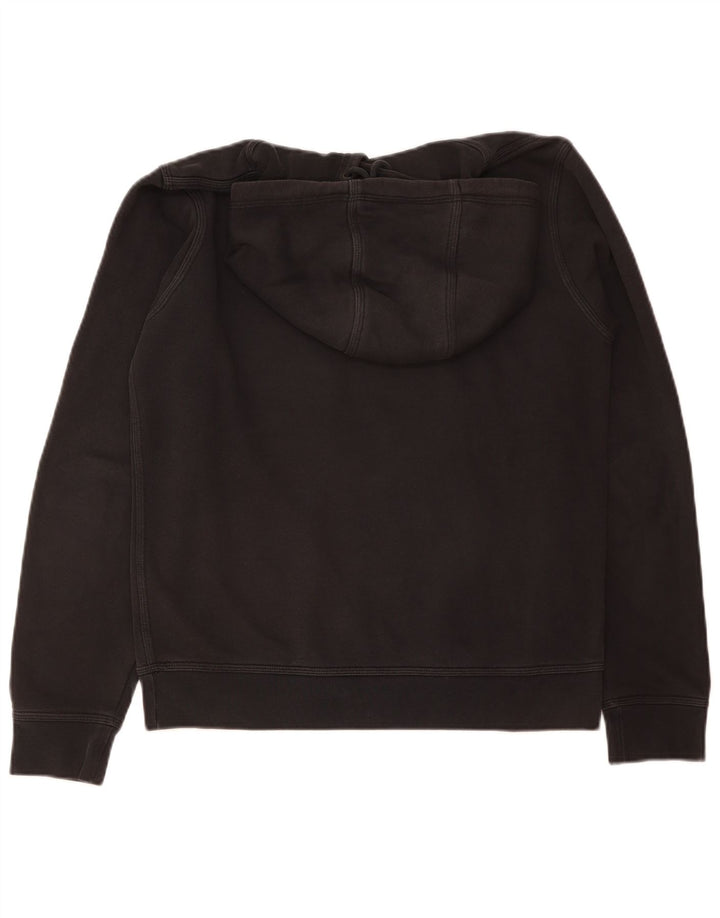 Мужской джемпер с капюшоном NIKE, маленький черный, хлопковый