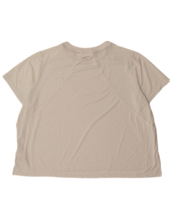 Мужская футболка Nike Dri Fit Top 3XL из белого полиэстера