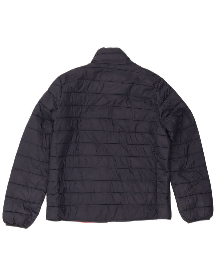 Мужская стеганая куртка CREW CLOTHING UK 38, средний темно-синий нейлон