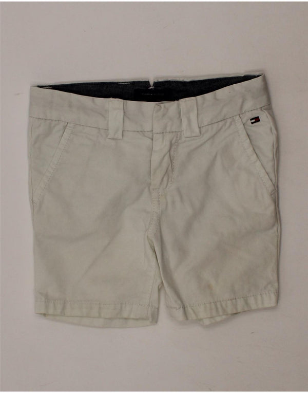 TOMMY HILFIGER Baby Boys Chino Shorts 12-18 Months W18  White Cotton
