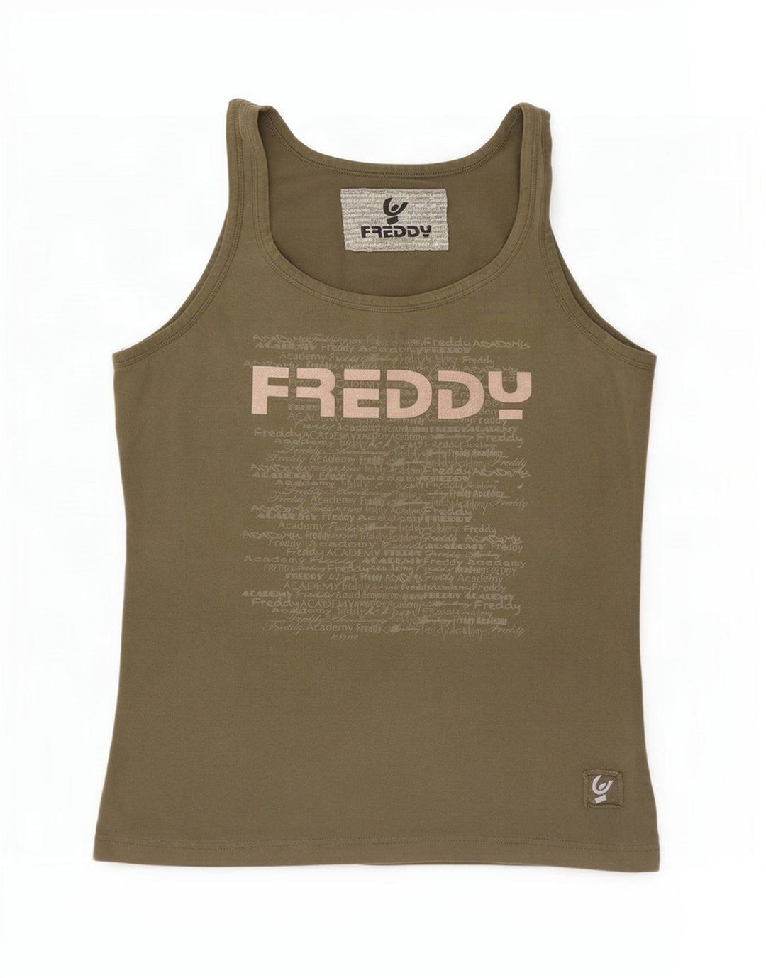 Женский жилет Freddy с рисунком IT 46/48, большой хлопок цвета хаки