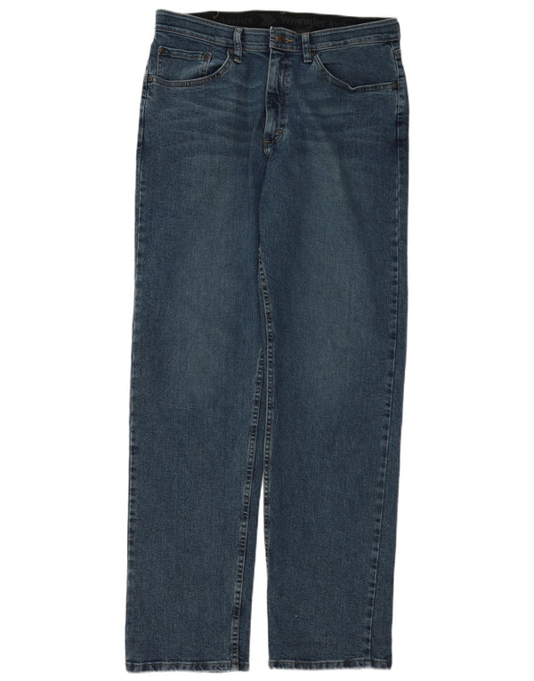 Мужские прямые джинсы Wrangler W32 L34, синие, хлопок