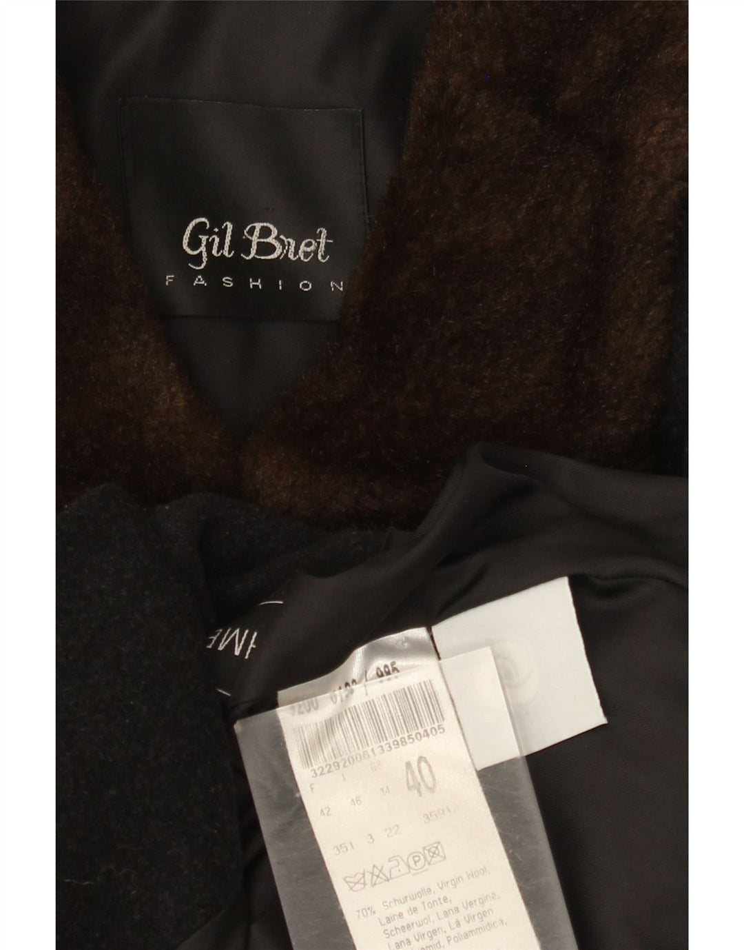 Женское пальто Gil Bret UK 14, среднее, черное, шерстяное