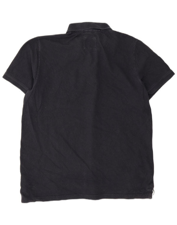 Мужская рубашка-поло Crew Clothing 2XL, темно-синяя, хлопок