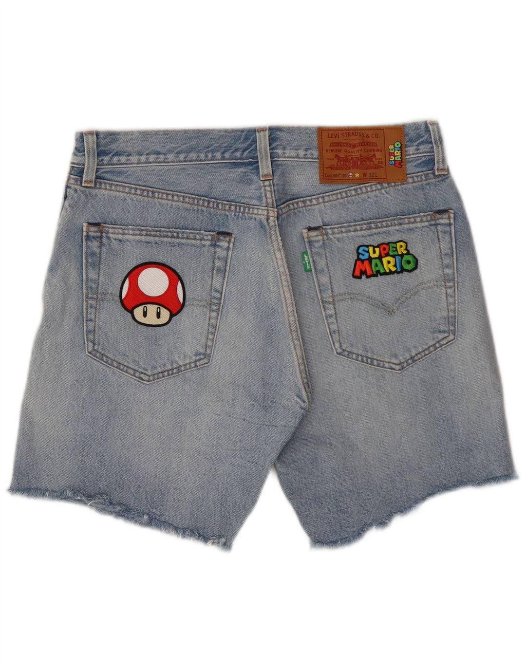 Мужские джинсовые шорты Levi's 501 W32, средний синий хлопок