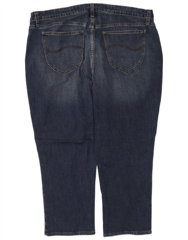 Женские капри Lee Riders со средней посадкой США 20 3XL W40 L23 Темно-синий хлопок