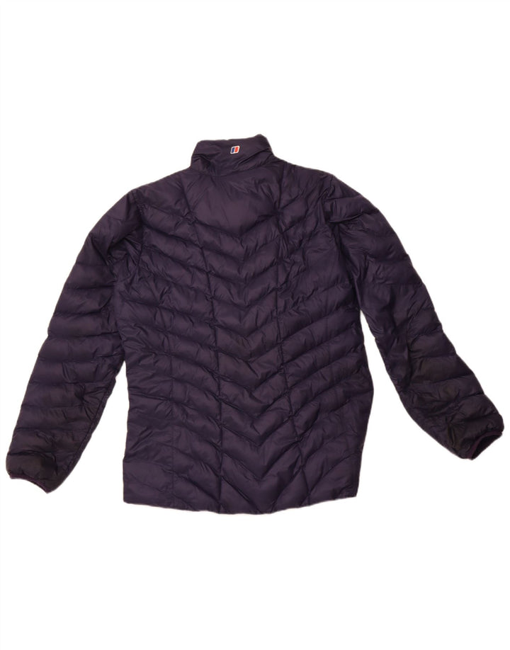 BERGHAUS Womens Padded Jacket UK 14 Large  Navy Blue