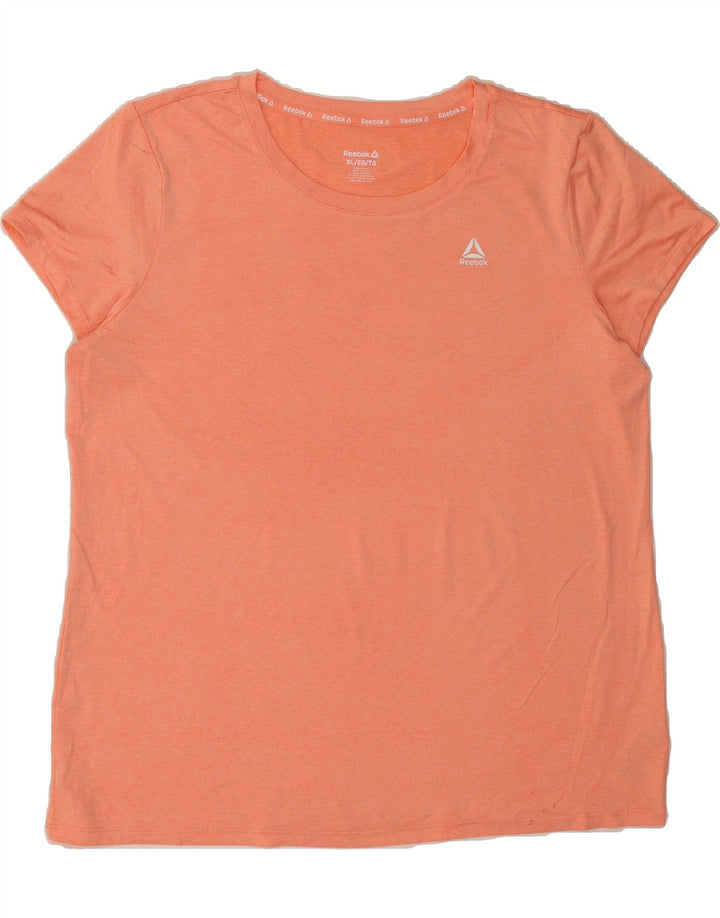 REEBOK Womens T-Shirt Top UK 18 XL Pink Polyester Vintage Reebok and Second-Hand Reebok from Messina Hembry 