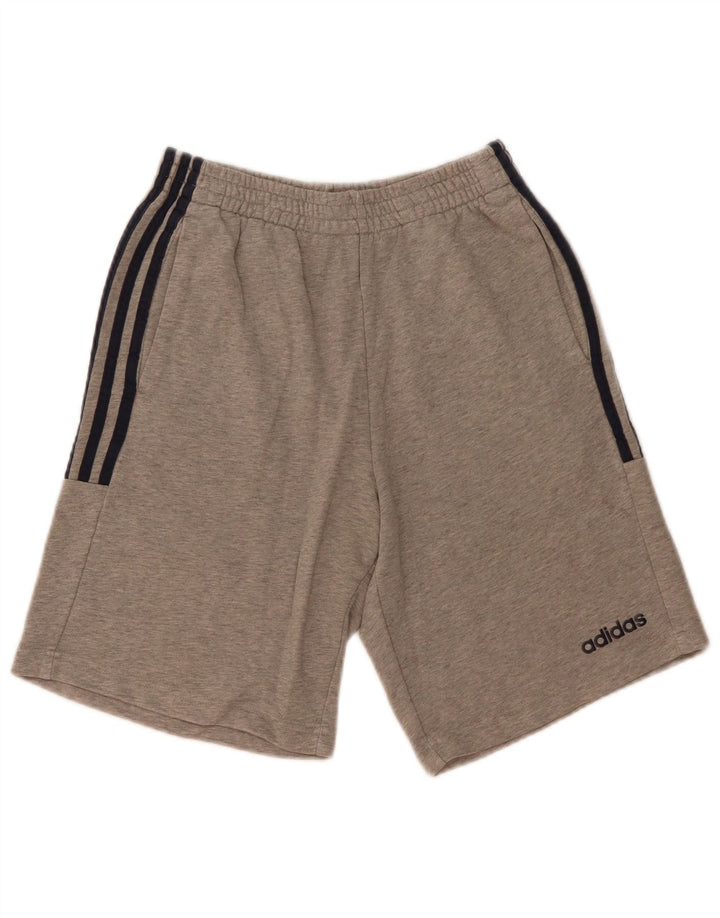 Мужские спортивные шорты Adidas, маленькие серые, хлопок