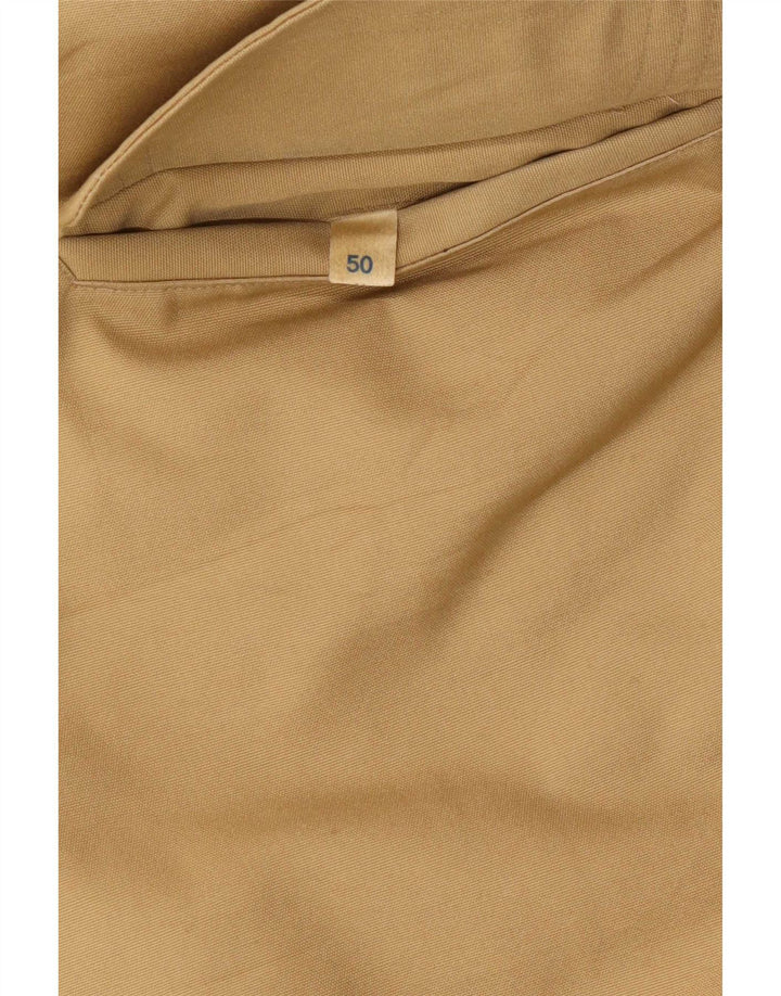 Винтажное мужское пальто из шерпы IT 50 Medium Beige