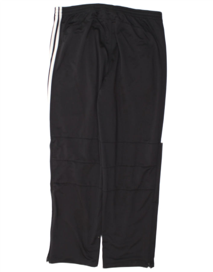 Мужские спортивные брюки Adidas XL из полиэстера в черную полоску