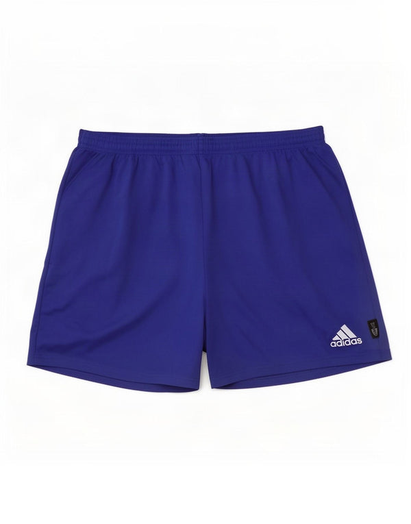Мужские спортивные шорты Adidas UK 36, большие синие, полиэстер