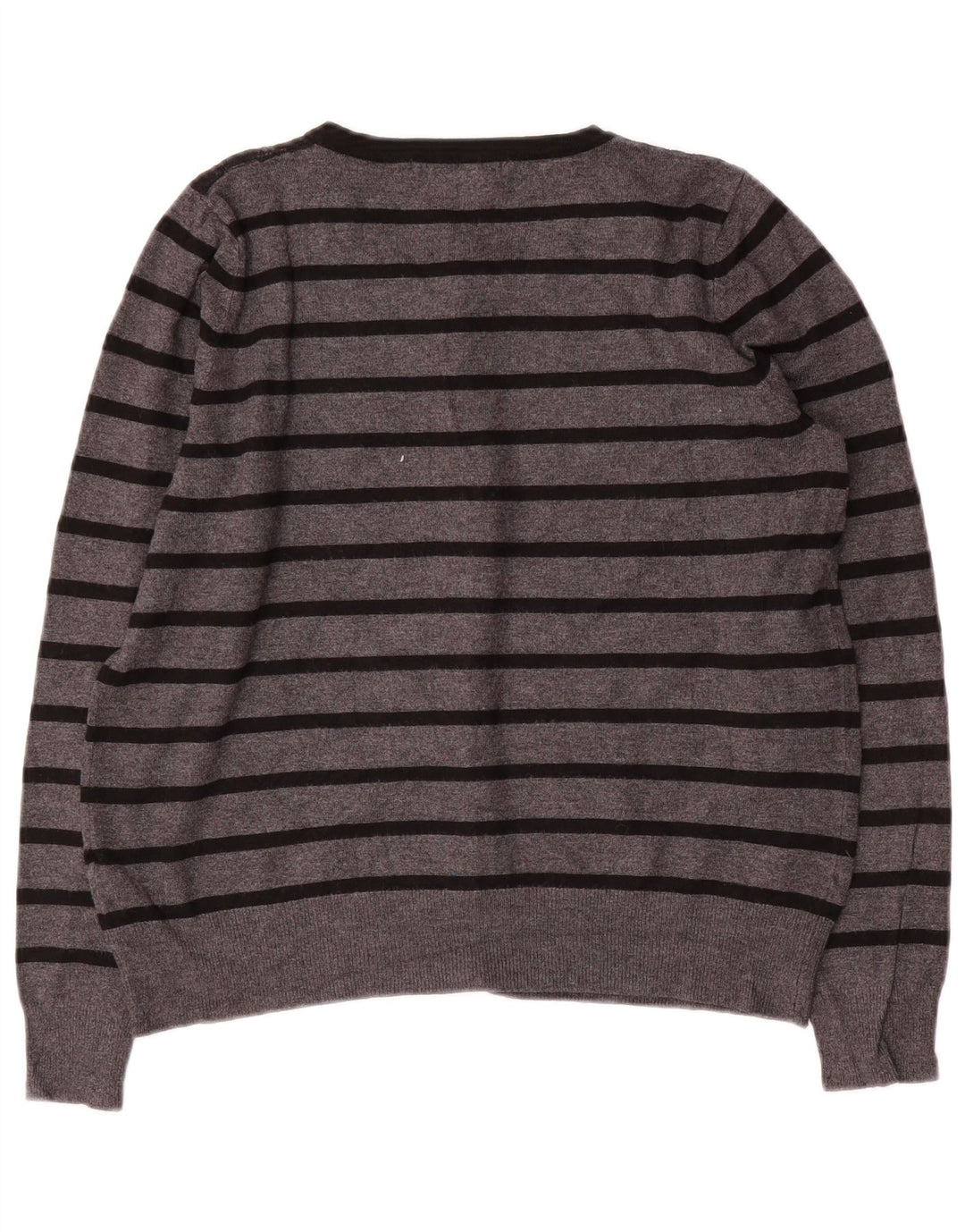 Женский укороченный кардиган MARKS & SPENCER UK 14, средний серый в полоску