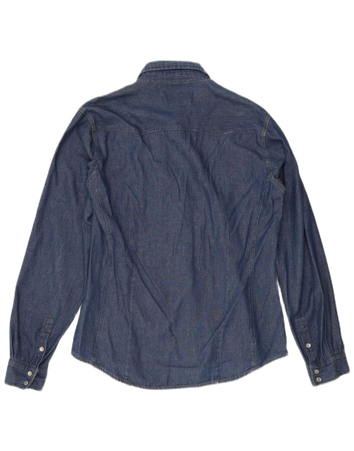 Женская джинсовая рубашка Brandon & C UK 18 XL, синяя