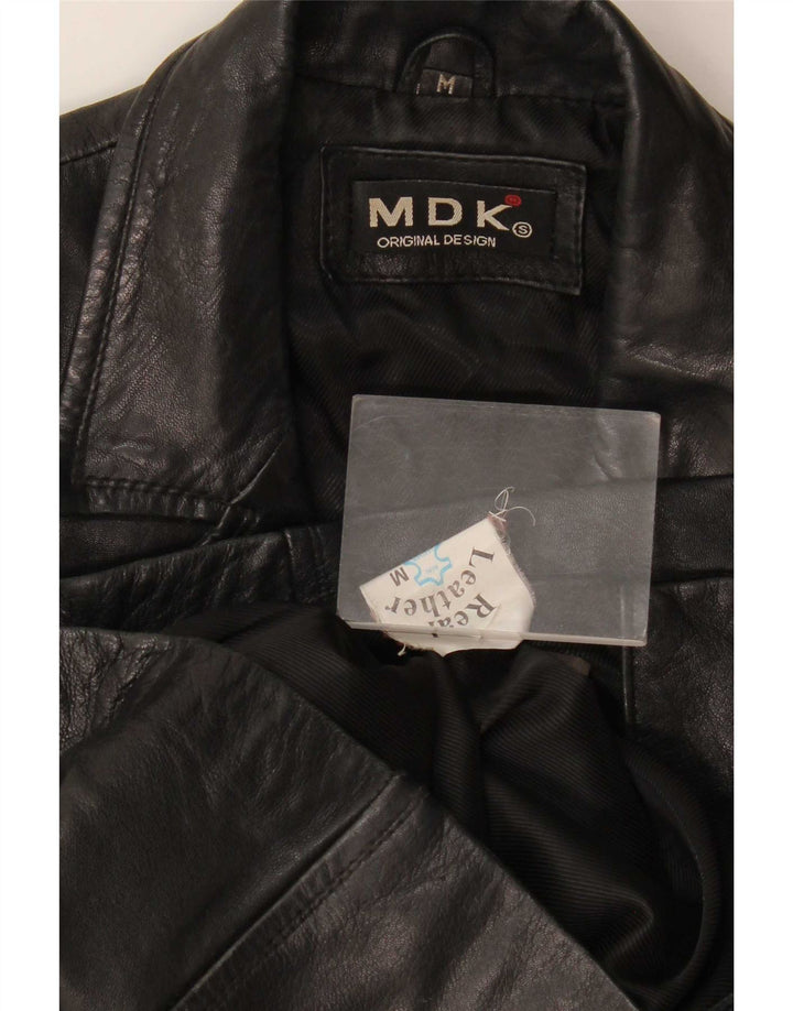 MDK Женская кожаная куртка UK 12 Medium Black