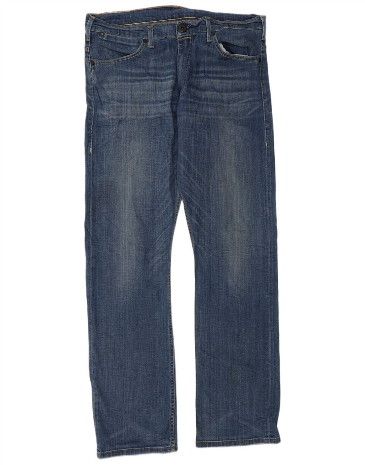 Мужские прямые джинсы Levi's W36 L34 синие, хлопок