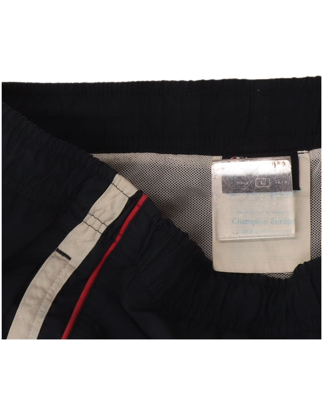 Мужские шорты для плавания Champion, полиамид, темно-синие полоски, большие размеры