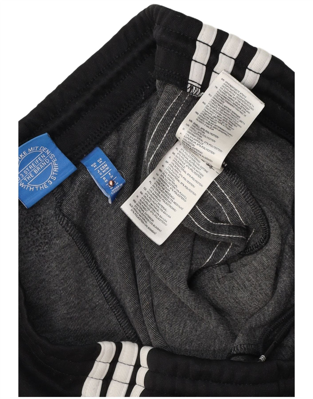 Женские спортивные брюки ADIDAS Joggers UK 12, средний черный полиэстер