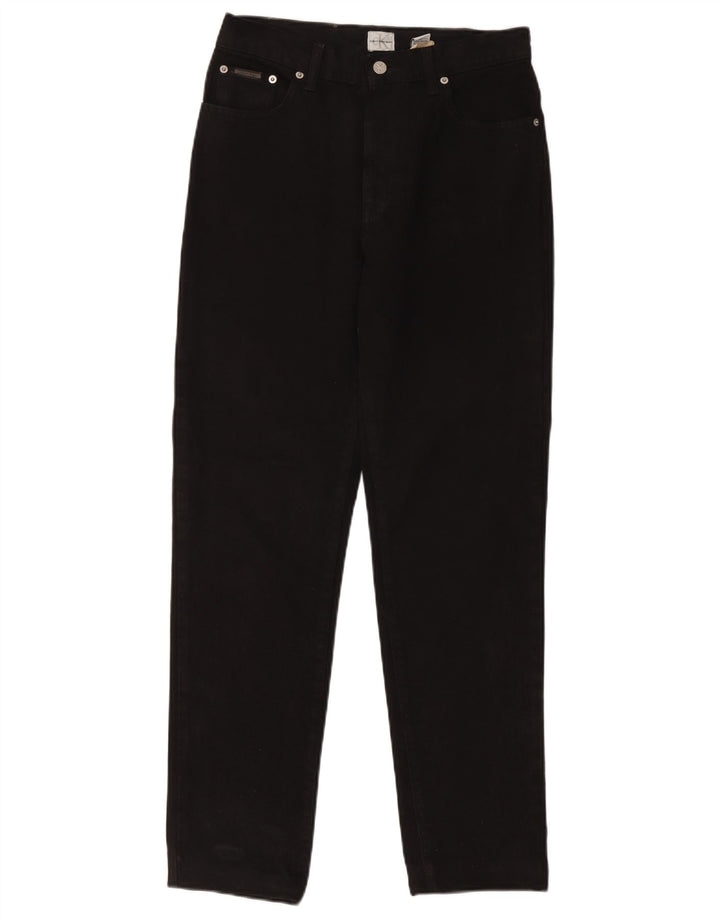 Женские прямые джинсы Calvin Klein US 8 Medium W30 L29, черный хлопок