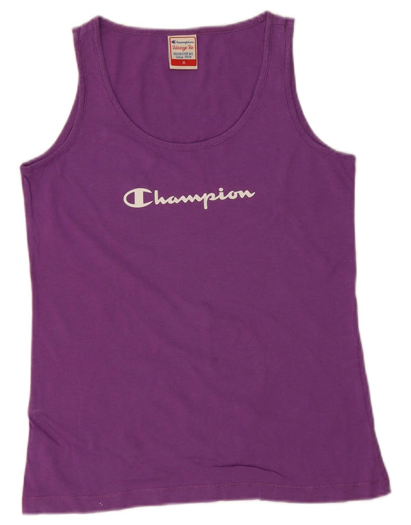 Женский жилет с графическим рисунком Champion Heritage Fit Top UK 12, средний фиолетовый