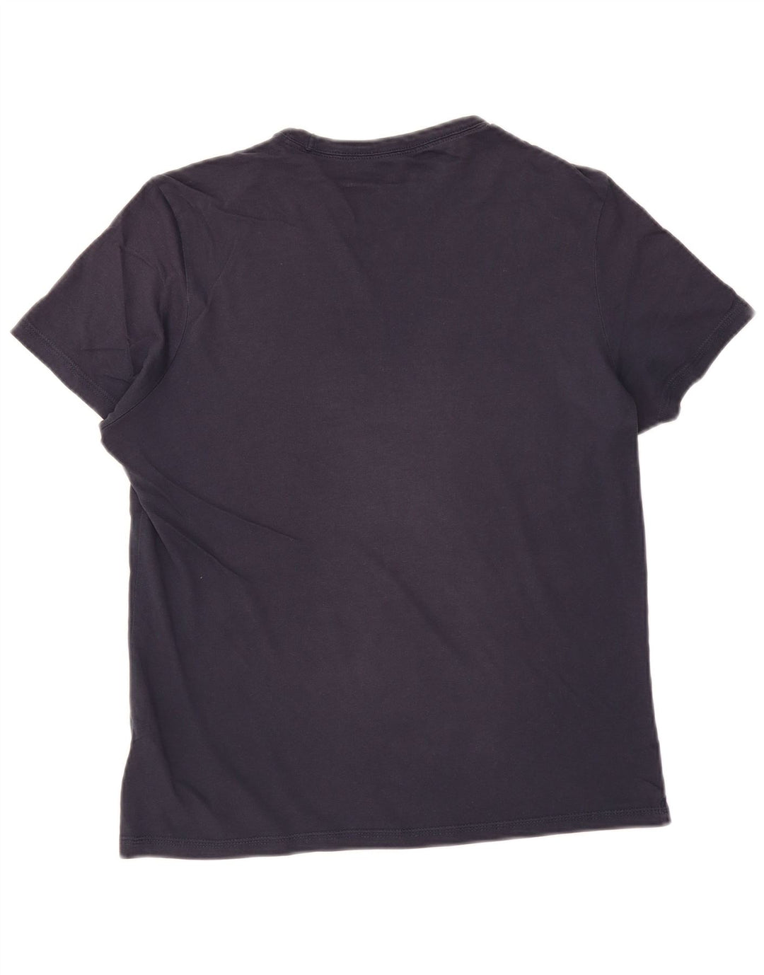 Мужская футболка с рисунком JACK & JONES, топ среднего размера, темно-синий, хлопок