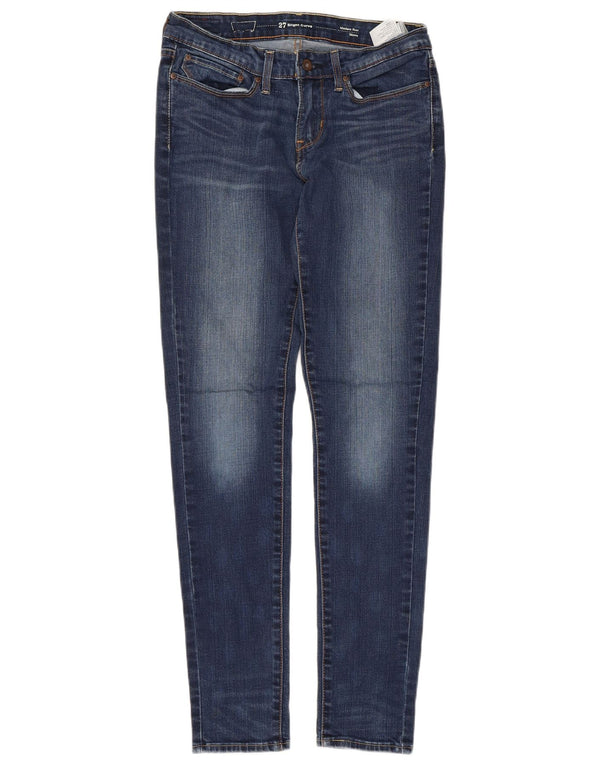 Женские джинсы скинни Levi's с современной посадкой и небольшим изгибом W27 L32 Темно-синие