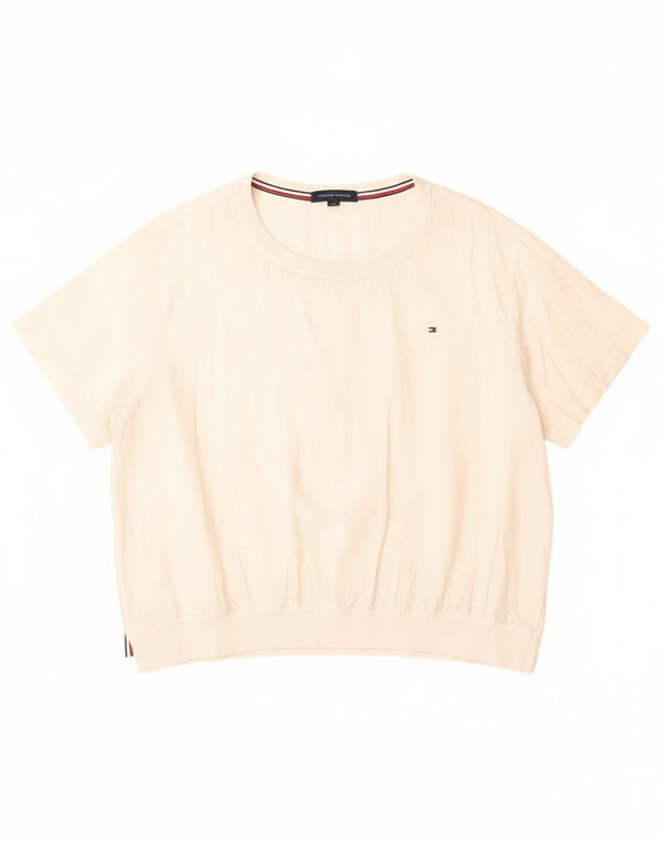 Женская блузка Tommy Hilfiger UK 20 2XL, белый лен