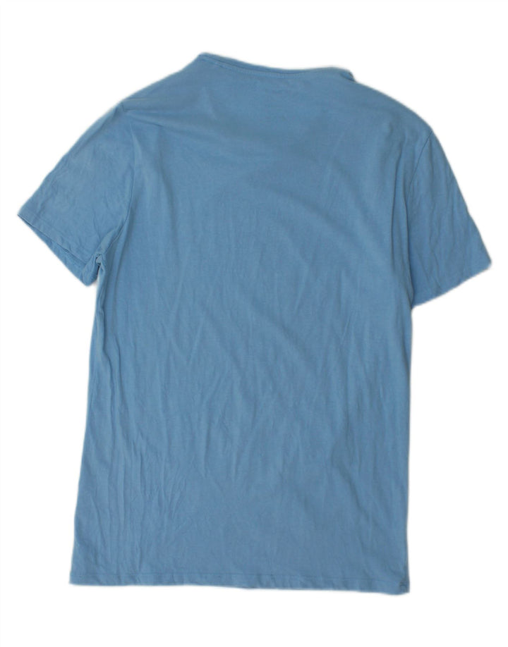 Мужская футболка с рисунком Guess, средний синий