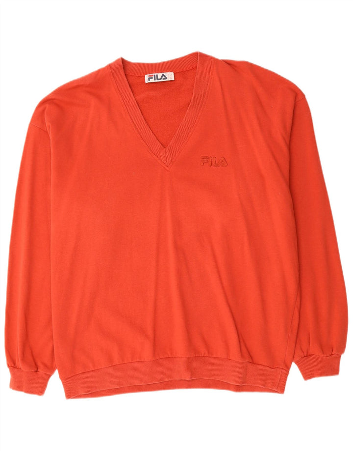 FILA Mens Sweatshirt Jumper IT 54 XL Red