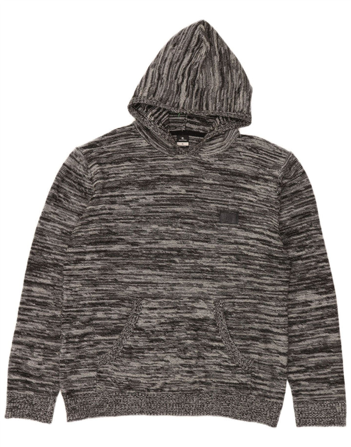 Мужской свитер с капюшоном Rip Curl XL, серый акрил в крапинку