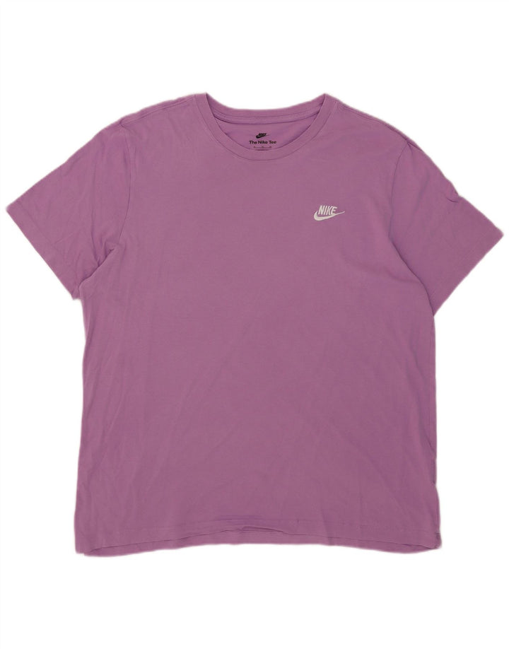 Мужская футболка Nike Top XL, фиолетовый хлопок