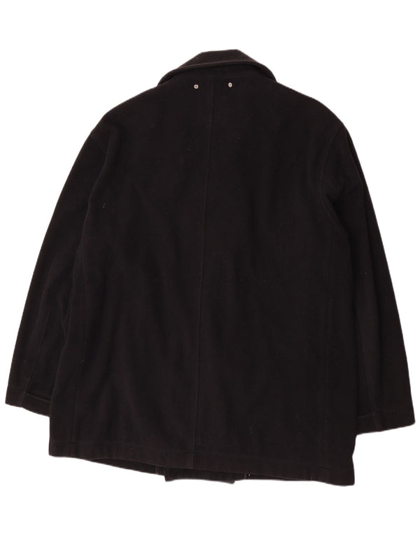 Мужское бушлат Trussardi IT 54 2XL Черный Шерсть