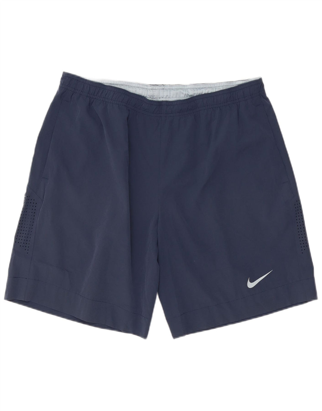 Мужские спортивные шорты Nike XL темно-синие из полиэстера