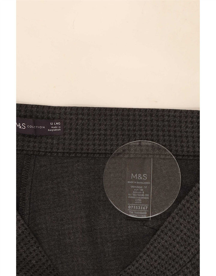 Женские повседневные брюки Marks & Spencer UK 12 Medium W30 L31 Серые
