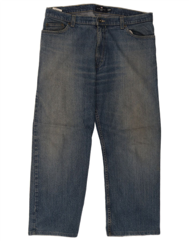Мужские джинсы Marks & Spencer Blue Harbour стандартного кроя W38 L29, синий хлопок