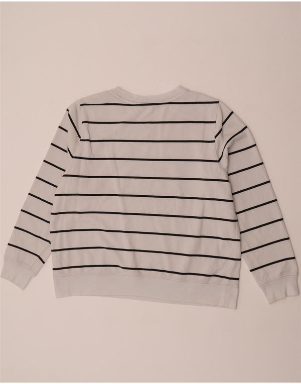 Женский свитер Marks & Spencer UK 18 XL, хлопок в белую полоску