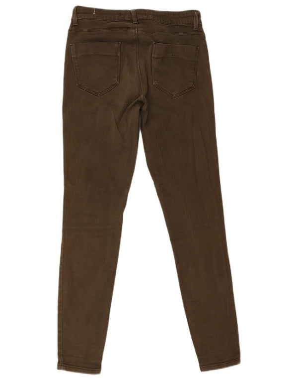 Женские джинсы скинни Zara EU 38, маленькие W28 L30, хаки