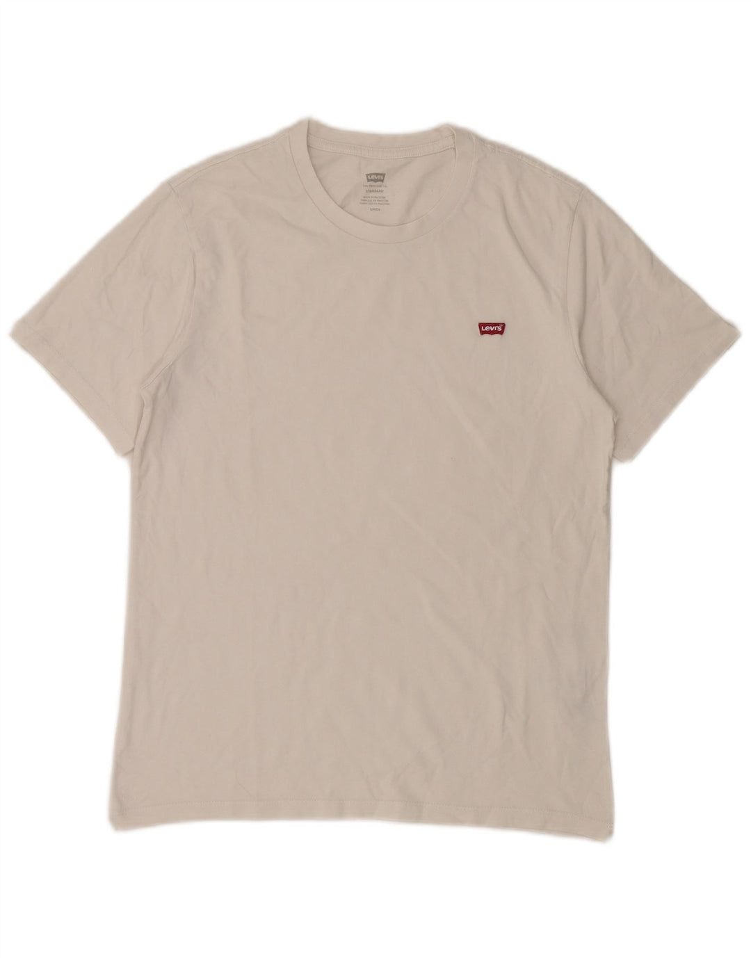 Мужская футболка LEVI'S Standard, маленький размер, белый хлопок