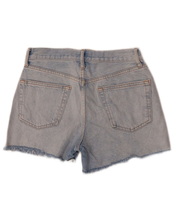 Zara Womens Denim Shorts EU 36 XS W26 Blue Cotton