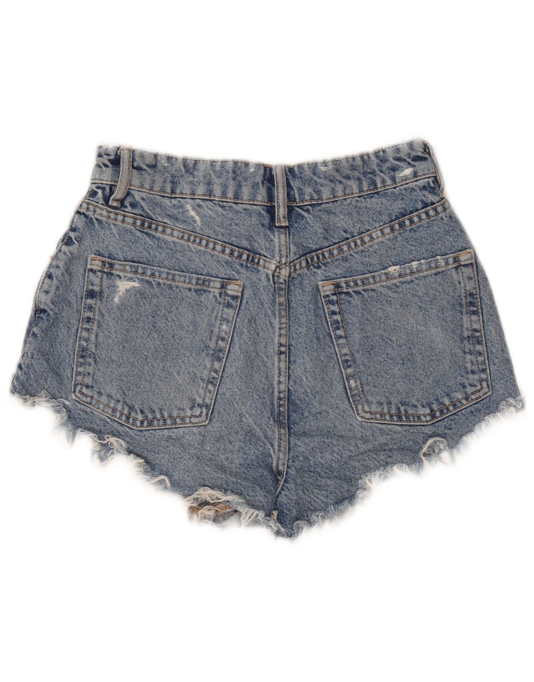 Женские джинсовые шорты Zara EU 36 XS W26 Синие